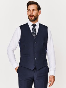 Costume 3 pièces pour homme, style britannique, en laine, simple boutonnage, col cranté, infroissable, coupe classique, personnalisable - Product Image 5