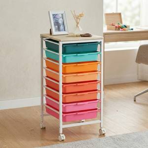 Organisateur de jouets en fer moderne à 8 niveaux, gain de place, revêtement en poudre, rangement multifonctionnel pour salle de bain, cuisine, salon - Product Image 1