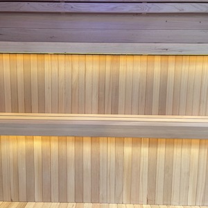 Sauna in Cedro Rosso Occidentale Personalizzabile per 4 Persone con Stufa Havia, Sauna in <span class=keywords><strong>Legno</strong></span> per Interni ODM - Product Image 6