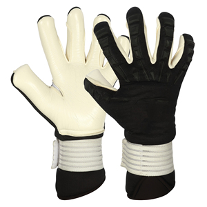 Nouveaux gants de gardien de but Oozie Sports à doigts entiers, avec sangle de poignet réglable, fermeture à lacets, paume en latex de contact 4 mm - Product Image 2