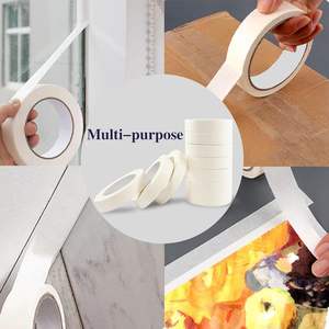 クレープ紙自動車マスキングテープ-48mm x 50m耐熱性120 ℃ 、ゴム接着剤残留物無料ヘビーデューティー - Product Image 6