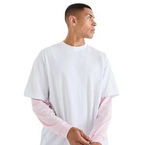 เสื้อถักแขนยาวสำหรับผู้ชาย, เสื้อฤดูร้อนแขนยาวแบบเรียบ2ข้างไซส์ใหญ่พิเศษดีไซน์ใหม่ล่าสุด - Product Image 1