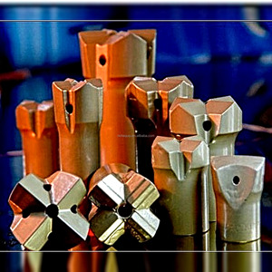 Foret à bouton pour perforatrice de roche de haute qualité, 7 boutons, 8 degrés, 12 degrés, en alliage conique doré, pour diamètres 30mm, 32mm, 34mm - Product Image 4