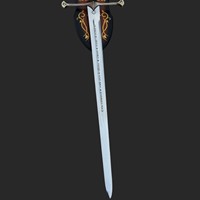 Étui mural pour épée en acier inoxydable fait main LEGACY BLADES, collection Anduril Narsil, idéal pour anniversaire et mariage