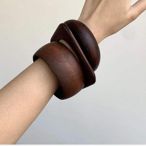 Bracelets en bois imperméables de qualité supérieure pour l'exportation, bijoux artisanaux en bois naturel, mode féminine par AFZA ENTERPRISES - Product Image 2