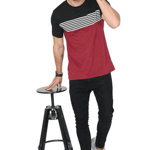 T-shirt en coton élégant pour homme à manches courtes – T-shirt décontracté d'été pour homme en coton à manches courtes - Product Image 3