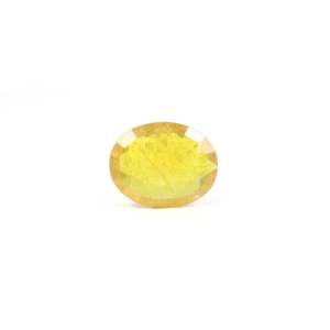 Handcrafted 10.15 Carat Yellow Sapphire Loose Gemstone-Oval Cut 10x12mm for Fine Jewelry - Product Image 2