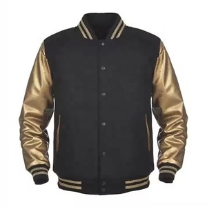 Wholesale OEM Custom High Quality Breathable 100% Wool Winter Varsity Jacket <b>Men</b> Fashionable Plus Size Custom - Product Image 4