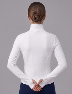 Women Yoga Training Jacket High Neck Jogging Workout Compression Jacket Women's Yoga Jacket Compression Fit Long Sleeve - Product Image 2