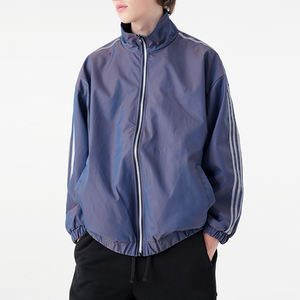 Veste coupe-vent de randonnée en toile softshell à capuche pour l'hiver avec fermeture éclair, couleur unie, service OEM - Product Image 5