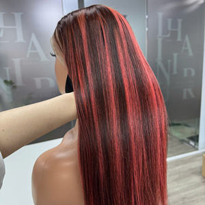 Precio de fábrica 100% Raw Virgin Vietnamese Human Lace Weft Bone Straight Pink Piano Color Super Double Drawn Extensiones de cabello - Product Image 2