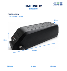แบตเตอรี่ลิเธียม SES 51.8V 25Ah สำหรับจักรยานไฟฟ้า สกู๊ตเตอร์ไฟฟ้า แบตเตอรี่อีไบค์ - Product Image 2