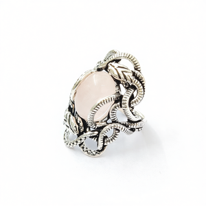 Rose <b>Quartz</b> Fashion <b>Ring</b> 16.4 Grams - Product Image 2