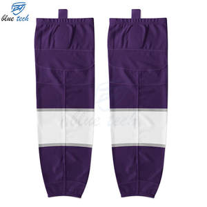 Sublimated Custom Ice Hockey <b>Socks</b> Bottom Custom Print Lightweight Breathable Quick Dry Eco-Friendly Team Sports Clubs <b>Training</b> - Product Image 5