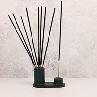 Shrekha Creations – Pack de 20 bâtonnets d'encens personnalisables avec logo, parfum religieux, encens indien, bâtonnets de bambou, bois de santal