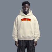 Hoodie Pria Custom Made Bahan Fleece Katun 100% Tebal untuk Musim Dingin, Nyaman Bernapas, Bordir, Ramah Lingkungan, Ukuran Oversized