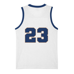 Maillot de basket-ball pour homme personnalisé en sublimation directe d'usine - 100% polyester, séchage rapide et respirant, service OEM - Product Image 2