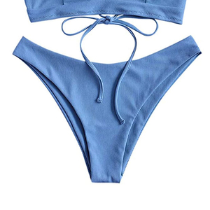 Conjunto de Traje de Baño Tankini para Mujer, Estampado Floral, Poliéster/Algodón, Transpirable, de Secado Rápido, Alta Calidad, Personalizable, Ropa de Playa a Bajo Precio - Product Image 6