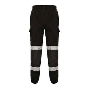 New custom <b>High</b> Quality Hi <b>Vis</b> Construction Work <b>Trouser</b> Pants Breathable Multi Pockets Cargo Pants for Men - Product Image 2