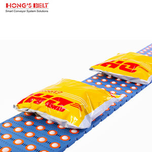 Hongsbelt 3800-1C makaralı üst modüler plastik konveyör bant sıralama konveyörler için - Product Image 5