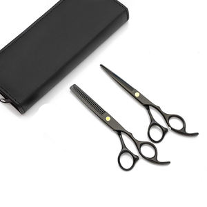 2026 Professional Barber Scissors Hair Cutting Stylish Thinning <b>Shear</b> for Salon Hairdressing Razor <b>Edge</b> Scissors Kit - Product Image 1