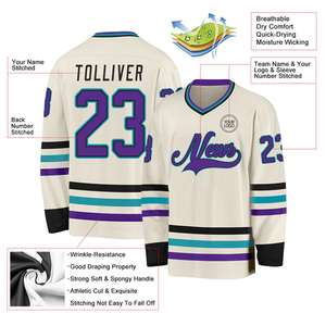 Uniformes Deportivos Personalizados para Hockey sobre Hielo, Camisetas de Equipo de Secado Rápido, Venta al Por Mayor - Product Image 5