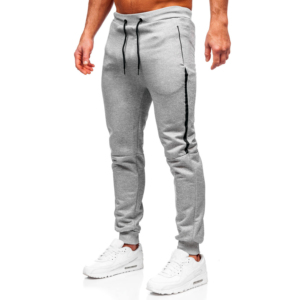 Custom Men's <b>Flared</b> Jogger Sweatpants with Screen Printing 100% Cotton Fleece Lining Quick Dry Breathable Customizable - Product Image 2