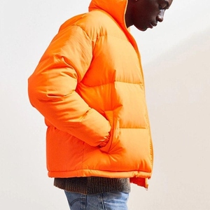 New Design High Quality Winter Season Breathable <b>Light</b> Weight Bubble Fabric Filled With Fiber Down Puffer <b>Jacket</b> for Men - Product Image 3