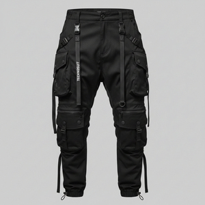 men techwear pants with durable stitching and reinforced seams for reliability mens techwear pants with flexible fit - Product Image 1