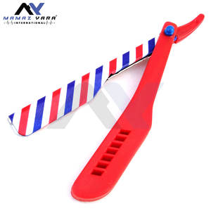 Rasoir droit professionnel pour barbier avec manche élégant pour moustache, outil de rasage manuel classique pour hommes, utilisation en salon ou à domicile - Product Image 6