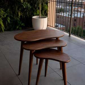 Table d'appoint en bois décorative, idéale pour décorer les coins avec des plantes, des lampes et des objets artistiques - Product Image 2