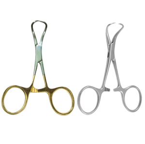 Pinzas de Acero Inoxidable para Toallas, Pinzas de Sutura, Instrumentos Dentales, Uso Dental Profesional, Manual - Product Image 5