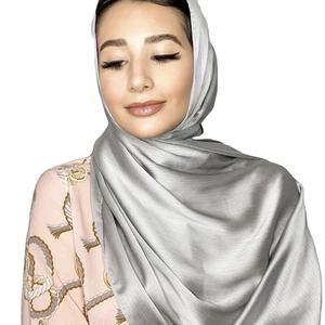 SIDDIQUI HOSINEX Hiyab Largo de Algodón y Chifón para Mujer, Estilo Tradicional Musulmán, Diseño Sólido, Resistente al Viento y Transpirable, para Otoño - Product Image 2
