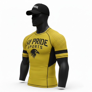 Nouveau Rashguard MMA Unisexe Personnalisé avec Logo, Qualité Premium, Manches Longues, Design Imprimé Personnalisé, Respirant, Séchage Rapide, Sublimation - Product Image 3