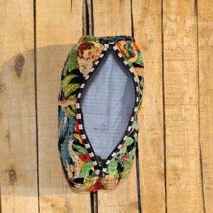 Handmade Quilted Cotton Eco-Friendly <b>Case</b> <b>Makeup</b> Bags Set 3 Floral for Organizer Foldable Recyclable Cosmetic Pouches - Product Image 4