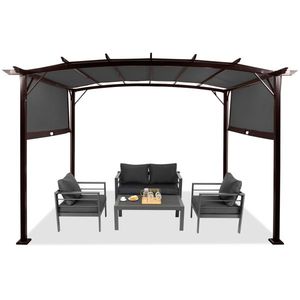 9*12ft Outdoor Rectangular Pergola Canopy & Gazebo Product Category - Product Image 5