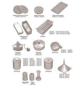 High Quality By Mahfooz INstruments Manual <b>Needle</b> <b>Case</b> Round Cover Stainless Steel Surgical Kit-Reusable CE Certified - Product Image 5