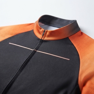 Ensemble de maillots de cyclisme personnalisés pour adultes, impression par transfert thermique sur le devant, séchage rapide, 100% polyester, vêtements de vélo de montagne pour hommes, été - Product Image 4
