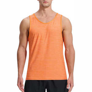 Camisetas sin mangas personalizadas de talla grande para hombre, informales y elegantes, al por mayor, premium, transpirables, de punto, 100% algodón, tela suave, para gimnasio - Product Image 1