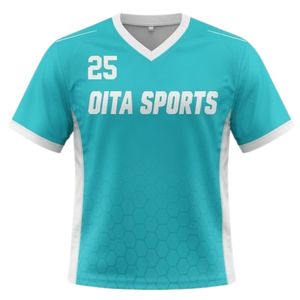 Ensemble d'uniformes de lacrosse unisexe bleu sarcelle et blanc en polyester, coupe athlétique, maillot et short, vêtements de sport performants pour l'entraînement et les matchs - Product Image 3