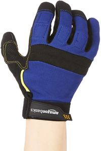 Gants de mécanicien de sécurité avec logo personnalisé de haute qualité outils de travail en cuir synthétique anti-coupure avec doublure en coton pour écran tactile - Product Image 4