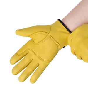 Gants de mécanicien en cuir pour hommes, très demandés, avec logo personnalisé, meilleur design, vêtements de travail en cuir, gants de mécanicien - Product Image 3