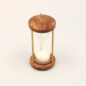 Premium Handcrafted Wooden <b>Sand</b> <b>Timer</b> Vintage Hourglass for Home and Office Decor at Wholesale Price - Product Image 4