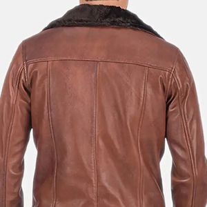 Durable Men Fur <b>Lined</b> Leather <b>Coat</b> Wholesale Premium Winter Wear ODM Supplier New Arrival Mens Genuine Fur Leather <b>Coat</b> - Product Image 5