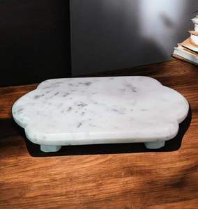Hermosa Bandeja de Mármol de Alta Calidad, Elegante Plato Decorativo para Servir Alimentos, Vajilla Ecológica para el Desayuno al Mejor Precio - Product Image 2