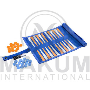 Leather <b>Backgammon</b> Game for Travel Durable Leather <b>Backgammon</b> Roll - Product Image 4