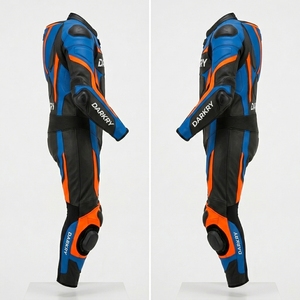 Traje de Cuero Personalizado para Motociclismo Unisex, Proveedor Mayorista OEM ODM, Equipo de Protección para Días de Pista, Botas y Guantes para Motociclistas - Product Image 3