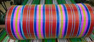 Eco Friendly Recycled Woven <b>Fabric</b> Roll Striped Pattern Durable Material for Shopping Bags Tote Carry Textile Use - Product Image 5