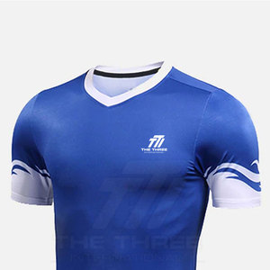 Uniforme de Fútbol Masculino de Calidad Profesional, Material Transpirable que Absorbe la Humedad, Ligero, Personalizable, Conjunto de Camiseta y Pantalones Cortos Deportivos - Product Image 2