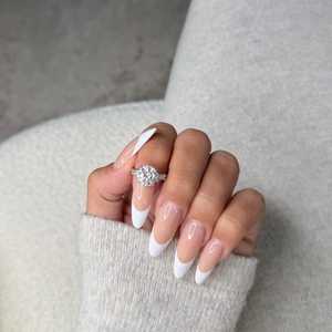 แหวนหมั้นเพชรทรงกลม 3.50 กะรัต เพชรเลี้ยงในห้องปฏิบัติการ ทอง 18K สำหรับผู้หญิง |   เครื่องประดับแต่งงานแบบโซลิแทร์สุดหรูที่ได้รับการรับรองจาก IGI ของขวัญสุดพิเศษ - Product Image 3